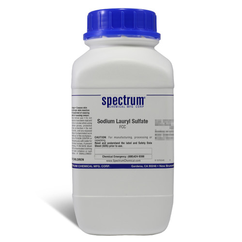 Sodium Lauryl Sulfate, FCC, 500g, Each