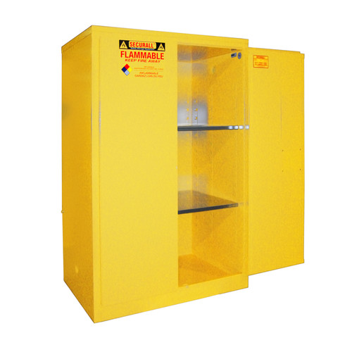 Securall® Flammable Storage Cabinet, 90 gal, Self-Closing 2-Door