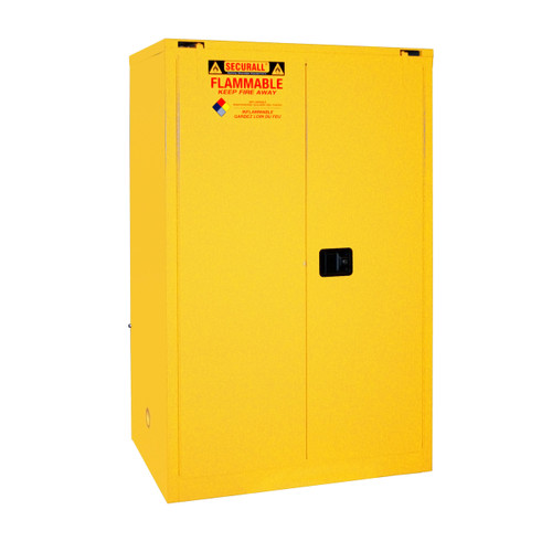 Securall® Flammable Storage Cabinet, 90 gal Self-Close, Self-Closing Safe-T-Door