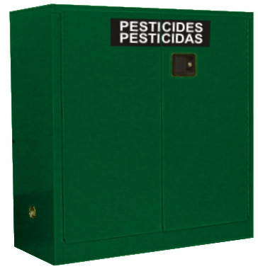 Securall® AG130 Pesticide Storage Cabinet, 30 gal, Self-Closing 2-Door