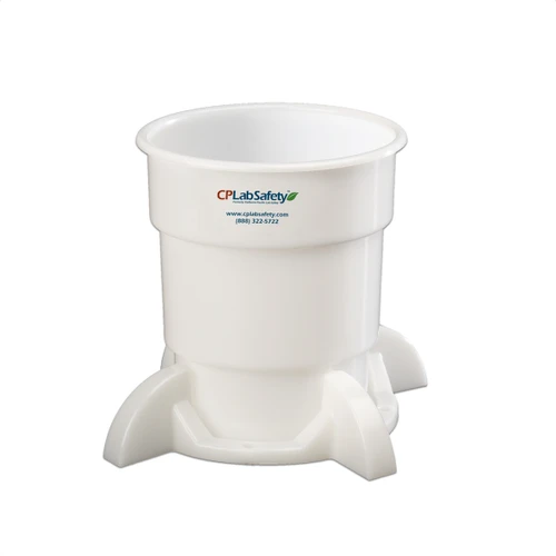 CP Lab Safety Secondary Liquid Waste Container with Base for Nalgene® 4 Liter bottle 