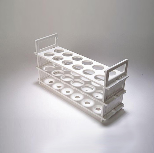 3 Tier Test Tube Rack for 25mm Tubes, 18 Places, case/2