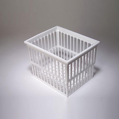 Test Tube Drain/ Rinse Baskets, Polypropylene, PP, 160 x 160 x 160mm, case/6