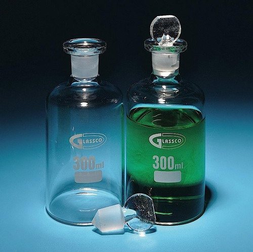 300mL, B.O.D. Bottles, Borosilicate Glass, Unnumbered, case/24