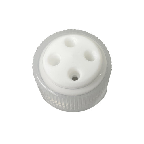 4-Port Cap/ Filling Cap for Nalgene® 38-430 Bottles, Complete Kit with plugs