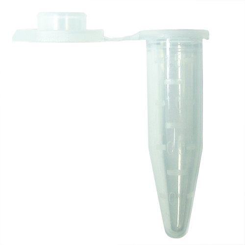 Microcentrifuge G-Tube, Siliconized, 1.5 ml, Flat Top, pack/500