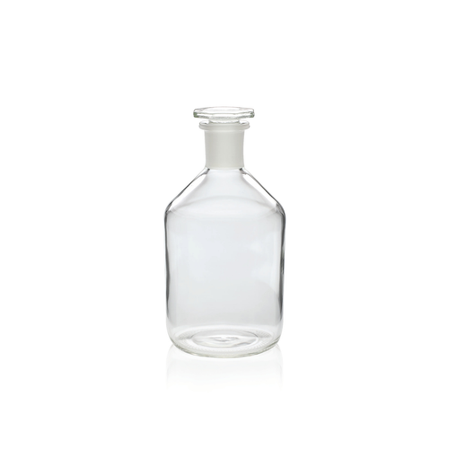 Wheaton® 500mL Borosilicate Glass Reagent Bottles, Clear, Ground Stopper, case/10