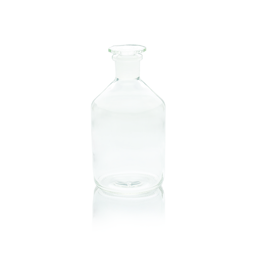 Wheaton® 1000mL Borosilicate Glass Reagent Bottles, Clear, Ground Stopper, case/10