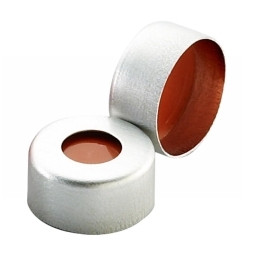 Wheaton® 11mm Crimp Seal, Aluminum, PTFE/Silicone/PTFE, case/1000