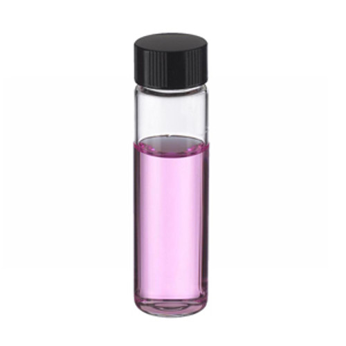 Wheaton® 12mL Clear Borosilicate Glass Sample Vials In Box, Screw Thread, Rubber Lined Cap, case/144