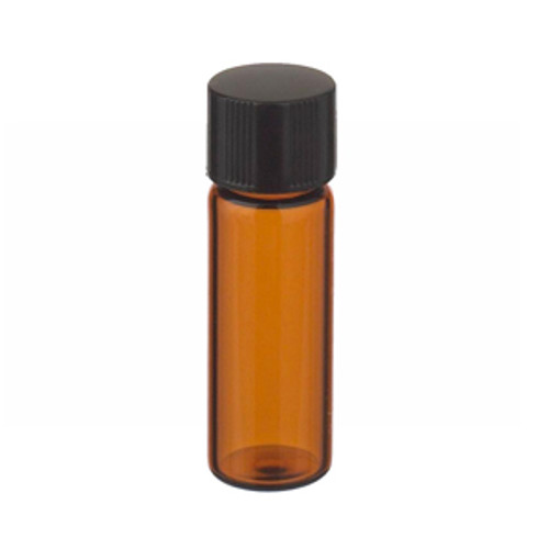 Wheaton® 2mL Amber Borosilicate Glass Sample Vials In Box, Screw Thread, Rubber Lined Caps, case/288