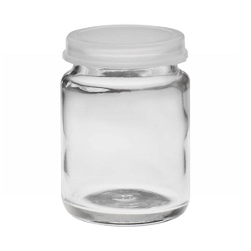 Wheaton® 30mL Borosilicate Glass Sample Bottles with Clear Snap Cap, case/72