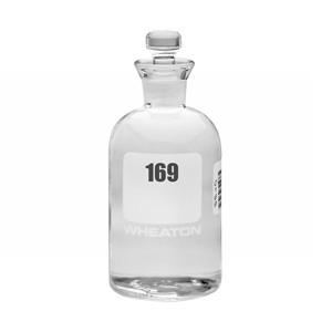 Wheaton® 300mL BOD Bottles, Borosilicate Glass, Numbered 169-192, case/24