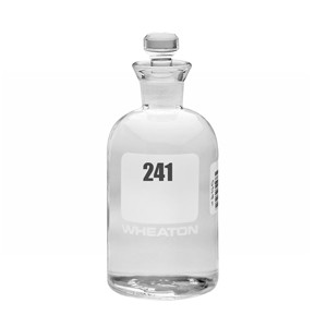 Wheaton® 300mL BOD Bottles, Borosilicate Glass, Numbered 241-264, case/24