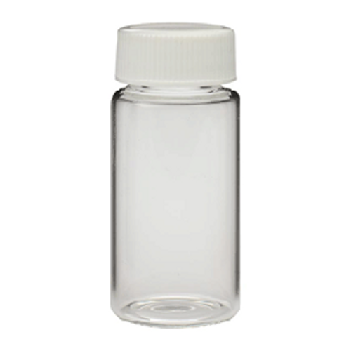 Wheaton® 8oz Wide Mouth Bottles, Round, Clear Glass, 58-400 neck, No Caps,  case/96