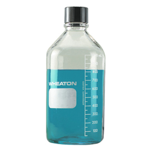 Pyrex® Media Bottle, Borosilicate Glass, 250mL, GL45 Cap, case/10