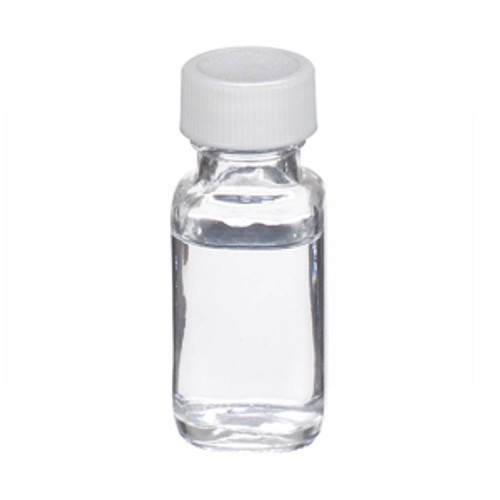 50ml Clear Glass Mini Bottles (Black Phenolic Cap) - Wholesale, 96/Case, Clear Type III 18-400