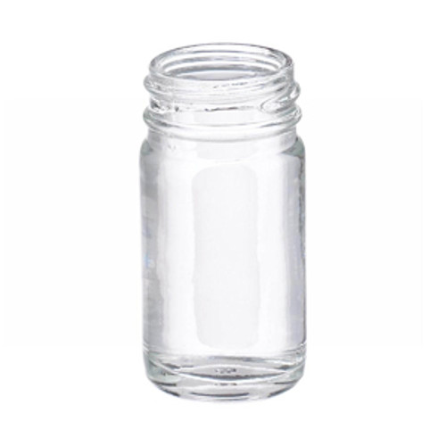 Original Series Wide Mouth Glass Bottles w/ White Lids - Bulk Case of