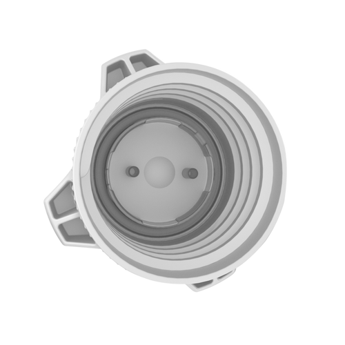 VersaCap Screw Cap, 83B, Open Top with (2) 1/4" Molded In Hose Barb Adapter VersaCap Screw Cap, 83B, Open Top with (2) 1/4" Molded In Hose Barb Adapter