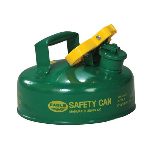 Eagle® 2 Quart Safety Can For Combustibles, Type I, Flame Arrester, Green Eagle® 2 Quart Safety Can For Combustibles, Type I, Flame Arrester, Green