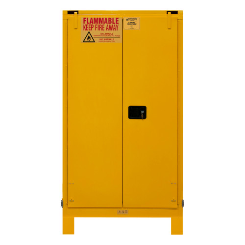 Durham Mfg 48 x 24 x 72 Storage Cabinet with 186 Yellow Bins 2502-186-95