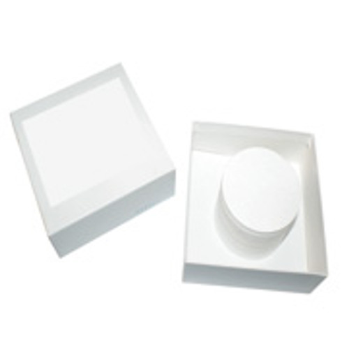 5Packs Round Clear Plastic Box Case with Flip-Up Lids for Cosmetic Items 