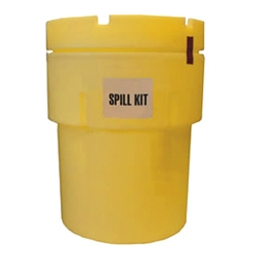 95 Gallon Wheeled Overpack Salvage Drum Spill Kit - Aggressive