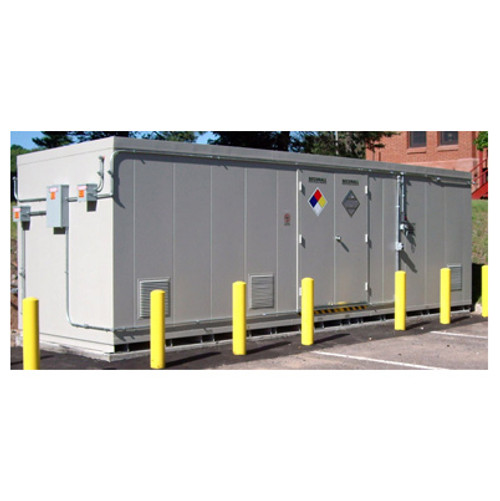 HazMat Drum Storage Building with Optional Fire Rating, 48 Drum HazMat Drum Storage Building with Optional Fire Rating, 48 Drum