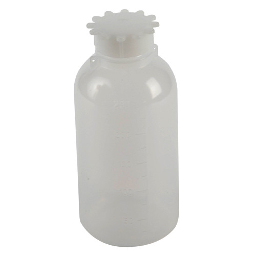 200 ml PET Clear Plastic Flask Bottle with Tamper Evident Cap