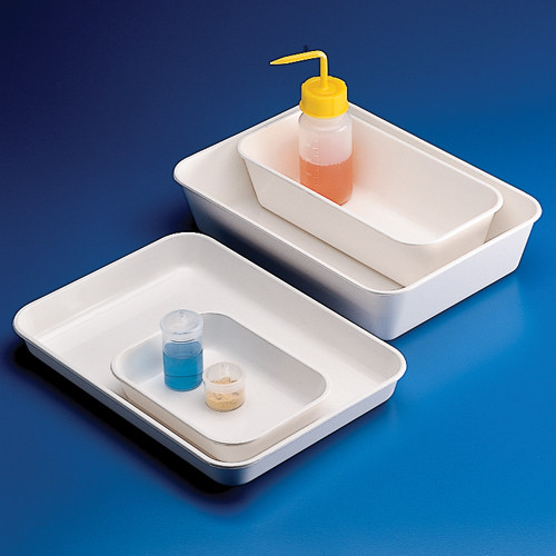 Lab Tray, High Impact Polystyrene, 16.1" x 11.8" x.8" Lab Tray, High Impact Polystyrene, 16.1" x 11.8" x.8"