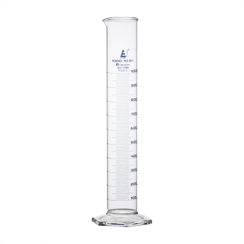 Measuring Cylinder, 500ml – Class A, Tolerance: ±2.50ml – Squat