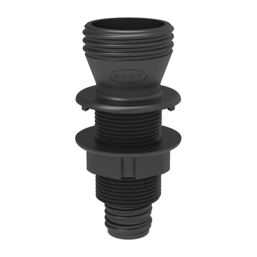 SCAT™ Adaptateur de filetage, PP Adaptateurs filetés ; filetage 1 : S60/61  (f), filetage 2 : GL25 (m) ; couleur : Incolore ; type : Adaptateur fileté  ; matériau : Polypropylène SCAT™ Adaptateur de filetage, PP