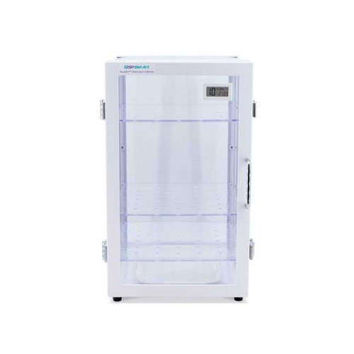 Scienceware® Secador® auto-desiccator cabinet model 3.0, vertical profile,  amber, AC/DC input 230 V AC, CE compliant