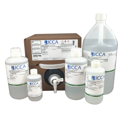 Acetate Buffer, pH 4.0, for Residual Chlorine Analysis, 10 Liter Acetate Buffer, pH 4.0, for Residual Chlorine Analysis, 10 Liter
