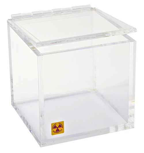 Tamper Evident 6 x 6 x 1.5 Clear Plastic Container With 4 Equal  Compartments - 252/Case