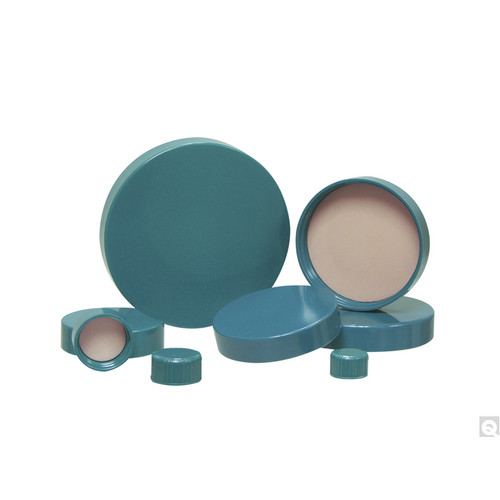 53-400 Green Thermoset Cap, F217 & PTFE Liner, Packed in bags of 100, case/500 53-400 Green Thermoset Cap, F217 & PTFE Liner, Packed in bags of 100, case/500