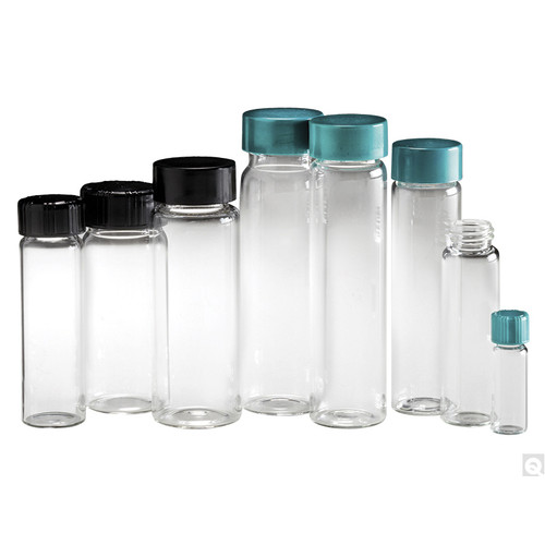 27.25 x 57.5mm 5 dram (20mL) Clear Vial, 24-400 Green Thermoset F217 & PTFE Lined Caps, case/144 27.25 x 57.5mm 5 dram (20mL) Clear Vial, 24-400 Green Thermoset F217 & PTFE Lined Caps, case/144