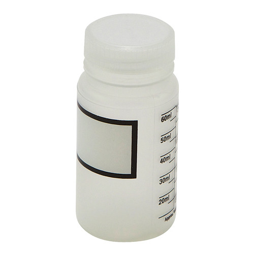 2oz Bottles, Wide Mouth Polypropylene, 28mm, Leak-Proof Polypropylene Cap,  Integral Seal Ring, case/72