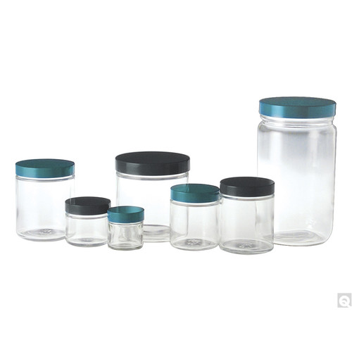 16oz (480mL) Clear Straight Sided Jar, 89-400 PP Cap & PTFE Disc, case/12 16oz (480mL) Clear Straight Sided Jar, 89-400 PP Cap & PTFE Disc, case/12