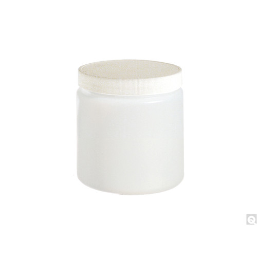 23 oz. White HDPE Plastic Canister - 144/Case