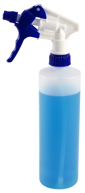 Natural Nylon/PE Bottle, White PP Industrial Trigger Sprayer - Qorpak