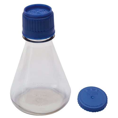 SKS Science Products - Polypropylene Plastic Erlenmeyer Flasks w/ Screw Caps