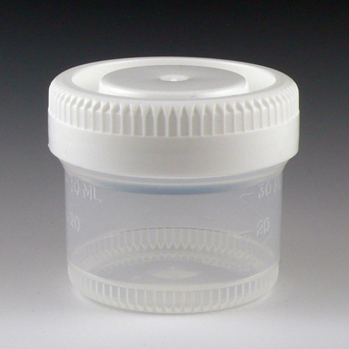 Specimen Container with Spoon and Push Fit Cap - 99937