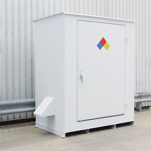 Hazmat 2-Drum Storage Building, Non-Combustible N05-3004 Hazmat 2-Drum Storage Building, Non-Combustible N05-3004