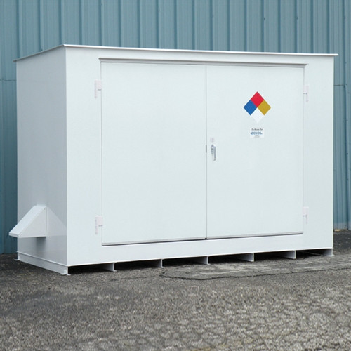 Hazmat 10 Drum Storage Building, Non-Combustible N05-3030 Hazmat 10 Drum Storage Building, Non-Combustible N05-3030