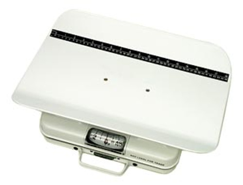 Digital Beam Scale, Height Rod, 500 lbs/ 200 kg, Platform: 15 x 13 x 2