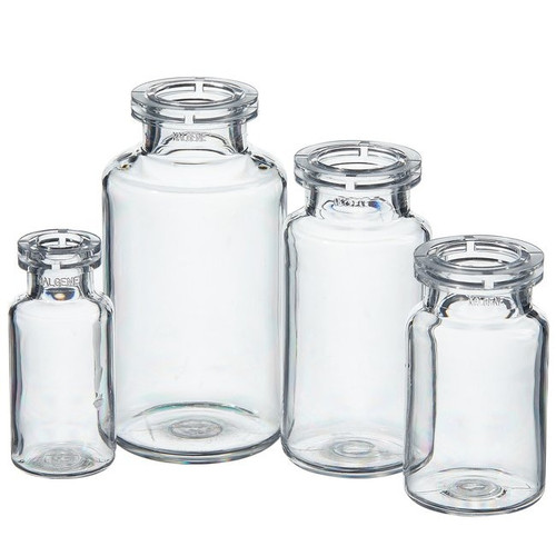 20ml Scintillation Vials (10 Pack) - Borosilicate Glass Lab Vials With 22-400 Screw Caps & Foil Liner For Sample Storage