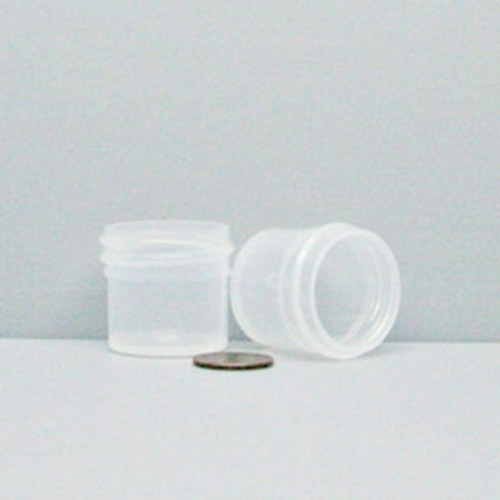 Bulk 6oz 70mm Polypropylene Jars, 175mL (no caps), case/432