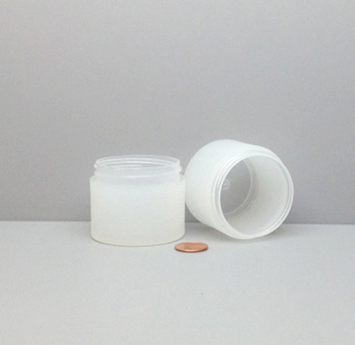 Bulk 3oz 58mm Polypropylene Jars, 80mL (no caps), case/432