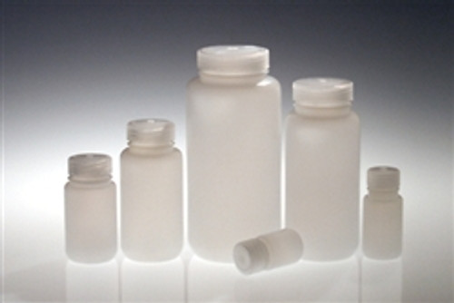 2oz Bottles, Wide Mouth Polypropylene, 28mm, Leak-Proof Polypropylene Cap,  Integral Seal Ring, case/72